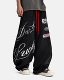 Retro Graphic Barrel Sweatpants | Inflation Streetwear