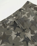 Full Printing Star Camo Baggy Jeans | Inflation Streetwear INFLATION