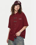 Waffle Shirt with Metal Clasp Detail | Inflation Streetwear INFLATION