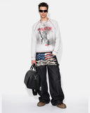 Distressed Graphic Waffle T-Shirt | Inflation Streetwear