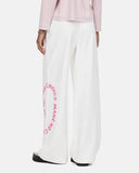 Leopard Appliqué Wide-Leg Sweatpants | Inflation Streetwear