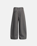 Pinstripe Buttons Barrel Suit Pants | Inflation Streetwear INFLATION