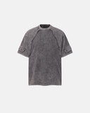 deconstructed washed oversized t shirt