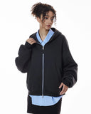 Mock Neck Double Zip Up Hoodies| Inflation Streetwear INFLATION