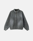 Quarter Zip Up Monkey Washed Sweatshirt | Inflation Streetwear INFLATION