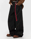 Acid Wash Stitching Baggy Jeans | Inflation Streetwear INFLATION