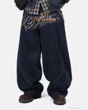 Script Graphic Barrel Jeans | Inflation Streetwear