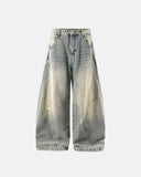 Colorful Rhinestones Ripped Baggy Jeans | Inflation Streetwear INFLATION