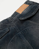 Acid Washed Corduroy Cargo Barrel Pants | Inflation Streetwear INFLATION