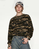 Boxy Camo Tees in Khaki | Inflation Streetwear INFLATION