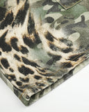 Leopard Camo Cargo Longline Shorts | Inflation Streetwear INFLATION