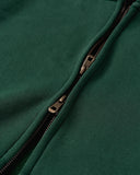 Raglan Boxy Zip Up Hoodie | Inflation Streetwear