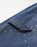 Splash Ink Print Straight Leg Denim Jeans | Inflation Streetwear INFLATION