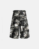 streetwear shorts with side buckle strap and D-ring accent