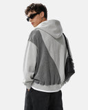 Washed Waffle Boxy Quarter Zip Hoodie | Inflation Streetwear
