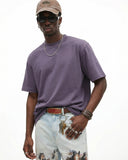 Distressed Washed Mock Neck T Shirt | Inflation Streetwear INFLATION