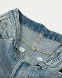 Acid Wash Striped Side Baggy Jeans | Inflation Streetwear INFLATION