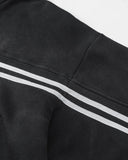 Striped Acid Wash Zip Up Hoodies | Inflation Streetwear INFLATION