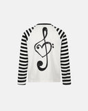 Music Graphic Striped Long Sleeve T-Shirt | Inflation Streetwear