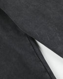 detail of casual pants waistband and stitching