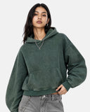 Washed Fleece Boxy Hoodie | Inflation Streetwear