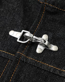 Metal Toggle Raw Denim Jacket | Inflation Streetwear INFLATION
