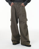 100% Cotton Khaki Casual Pants | Inflation Streetwear INFLATION