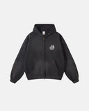 Skeleton Fingers Monkey Wash Zip Up Hoodies | Inflation Streetwear INFLATION