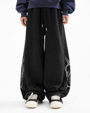 Washed Distressed Barrel Sweatpants | Inflation Streetwear INFLATION