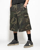 Camo Utility Longline Shorts | Inflation Streetwear INFLATION