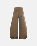 Washed Cotton Barrel Cargo Pants | Inflation Streetwear