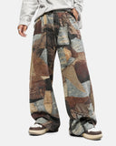 Vintage Digital Print Straight-Leg Jeans | Inflation Streetwear