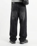 Distressed Rhinestone Ripped Baggy Jeans | Inflation Streetwear INFLATION