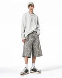 Leopard Print Baggy Shorts | Inflation Streetwear INFLATION