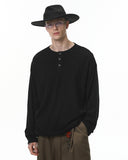 Henley Collar Long Sleeve Tees | Inflation Streetwear INFLATION