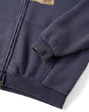 Graphic Distressed Washed Zip Up Hoodies | Infaltion Streetwear INFLATION