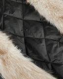 Polka Dot Faux Fur Denim Jacket | Inflation Streetwear
