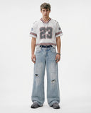 Dual Waist Ripped Baggy Jeans | Inflation Streetwear INFLATION