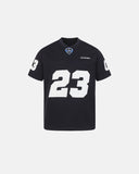 sport inspired number applique streetwear tee