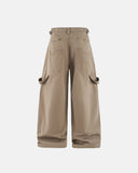 100% Cotton Khaki Casual Pants | Inflation Streetwear INFLATION