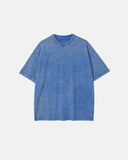snow washed oversized t shirt vintage style