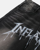 Gothic Graphic Baggy Jeans | Inflation Streetwear