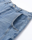 Cursive Print Barrel Jeans | Inflation Streetwear INFLATION