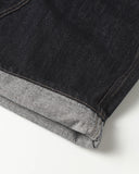 Deconstructed Scimitar Denim Longline Jorts | Inflation Streetwear INFLATION