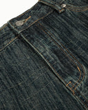 Cinch Back Bamboo Weave Jeans | Inflation Streetwear INFLATION