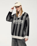 Retro Striped Jacquard Sweaters | Inflation Streetwear INFLATION