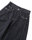 INFLATION Raw Color Barrel Baggy Jeans INFLATION