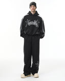 Stitching Spray-Painted Graffiti Sweatpant | Inflation Streetwear INFLATION