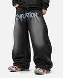 Gothic Graphic Baggy Jeans | Inflation Streetwear