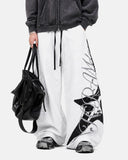 Crinkle Nylon Barrel Track Pants | Inflation Streetwear